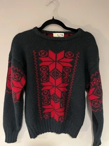 Aston 100% Wolle Strickpullover Größe S - Bild 1 von 3