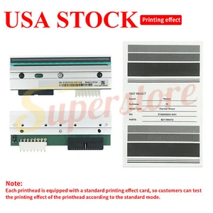 Cabezal de impresión EE. UU. para impresora de etiquetas térmicas Zebra 110Xi4 105SL Plus 203 ppp P1004230 - Imagen 1 de 9