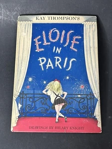*RARE* 1957 First Printing Kay Thompson's Eloise in Paris original dust jacket - Imagen 1 de 10