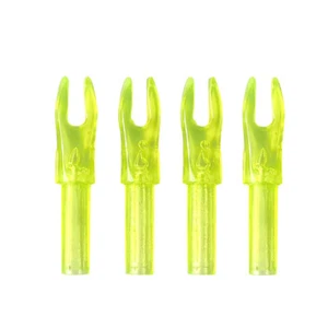 50pcs Archery Arrow Nocks Insert Tip Tail Plastic Nock ID4.2mm Arrow Shaft Shoot - Picture 1 of 18