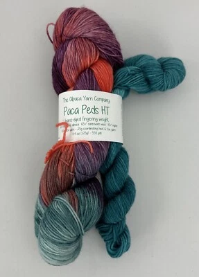 The Alpaca Yarn Paca Peds HT Sock Yarn Color 618 Kaleidosock Hand-Dyed - Image 1 of 4