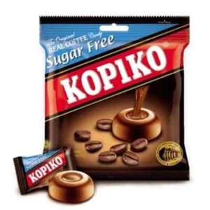 5 Packs KOPIKO Sugar Free Coffee Hard Candy 75g Real Coffee - Picture 1 of 3