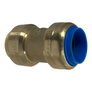 10) 3/4" X 3/4" PB (POLYBUTYLENE) CONVERSION PUSH FIT COUPLINGS - Picture 1 of 7