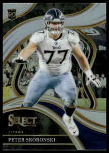 2023 Panini Select #225 Peter Skoronski Silver Prizms Tennessee Titans - Picture 1 of 2