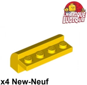 Lego 4X Pendenza Curva Mattone 2X4X1 1/3 Bordo Giallo 6081 NUOVO - Picture 1 of 1