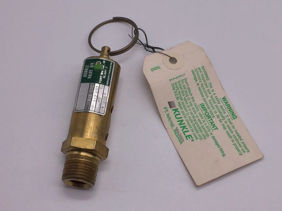 KUNKLE 548-C01 SAFETY RELIEF VALVE 1/2IN NPT 60PSI  - Image 1 of 4