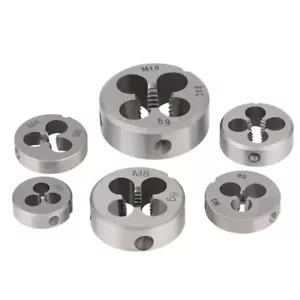 M1M2M2.5M3M4M5M6M8M10M12M20 Round Threading Dies Screwing Die Thread tool - Picture 1 of 7