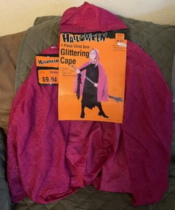 Kinder rosa Cape Halloween Kostüm Größe Kind 4-6 - Bild 1 von 1