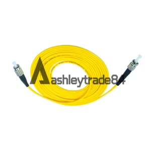 2pcs 15M FC to ST SM Simplex 9/125 3.0mm Fiber Optic Patch Cord Jumper Cable NEW - Picture 1 of 9