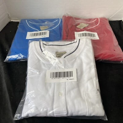 Lot Of (3) Scandia Button Polo Shirts Size 2xl new!!! - Image 1 of 4