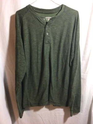 Camisa deportiva Red Head verde XL sin cuello manga larga Foto 1 de 4