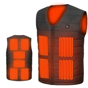 USB Beheizbare Heizjacke Beheizte Vest Weste Heizweste Winter Wärmeweste Wärmer - Bild 1 von 8