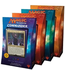 2017 Magic the Gathering MTG Commander Set of 4 Factory Sealed Decks - ENGLISH - Picture 1 of 2