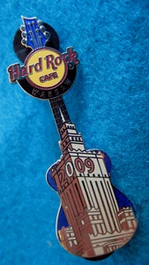 WARSAW POLAND PALACE SCIENCE & CULTURE TOWER GUITAR 2009 Hard Rock Cafe PIN LE - Picture 1 of 1