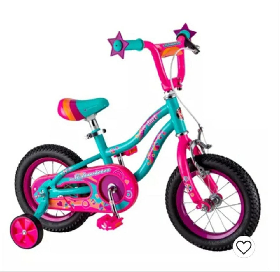 Schwinn Duet 12" Kids' Bike - Teal Blue - Image 1 of 3