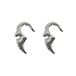 Par de pendientes de garra con tapón expansor cónico de acero fundido 8-4G-138 - Imagen 1 de 1