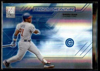 2004 Elite Back to the Future Sammy Sosa Chicago Cubs #BF-5 352/500 - Image 1 of 2