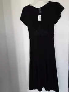 Maurices einfarbiges schwarzes Kleid Gr. Small NEU - Bild 1 von 3