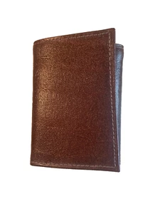 Vintage Di Lido Originals Tri-Fold Geldbörse: Herren: Natural Steerhide, Braun - Bild 1 von 7