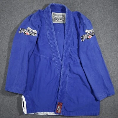 Globetrotters Brasileño Jiu Jitsu Gi A1 Azul Arte de Viajar MMA Algodón Ripstop Foto 1 de 4