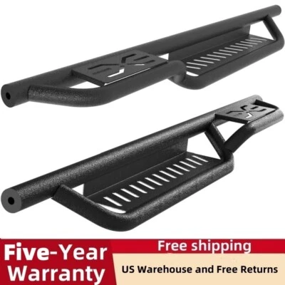 2 Door Running Boards Step for 1987-2006 Jeep Wrangler TJ Nerf Bar Side Steps - Изображение 1 из 4