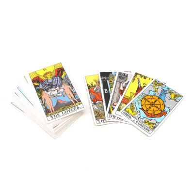 WIB Rider Waite Classic Tarot Kartendeck Kartenset Anfänger lernen Handbuch Roman...