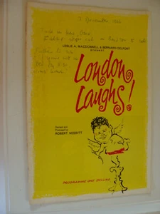 Dec 1966 London Palladium  Playbill London Laughs   great ads! - Picture 1 of 2