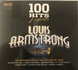 Louis Armstrong 100 Hits - Legends Series (5CD) New Sealed Free UKP&P - Picture 1 of 2
