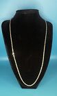 Real 10k Yellow Gold Rope Chain 24" 2.5 mm Necklace Diamond Cut Men Women 10kt