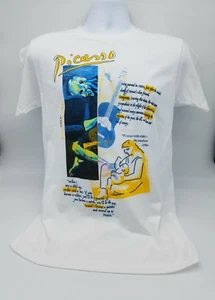 Picasso "The Old Guitarist" Paintings weißes T-Shirt Herren Gr. Small - neu - Bild 1 von 7