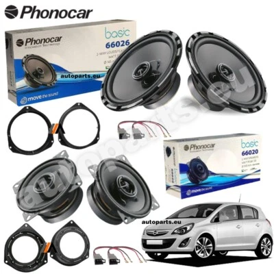 Kit 4 Altavoces Anteriores Y Posteriores Para Opel Corsa D - Imagen 1 de 4