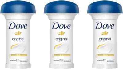 Dove Deodorant Stick Moisturising Cream Mushroom Original 50 ml (Pack of 3)