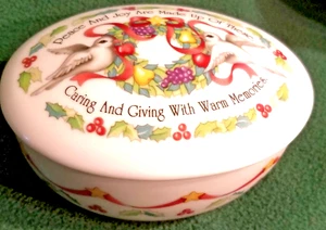 Weihnachten Spieluhr Schmuckschatulle JOY TO THE WORLD San Francisco Music Box Co 90er - Bild 1 von 10