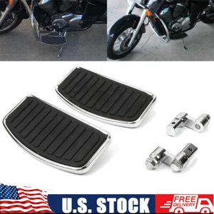 Front Driver Footboard Floorboard Set For Yamaha Vstar 650 Classic Custom 97-16 - Picture 1 of 12
