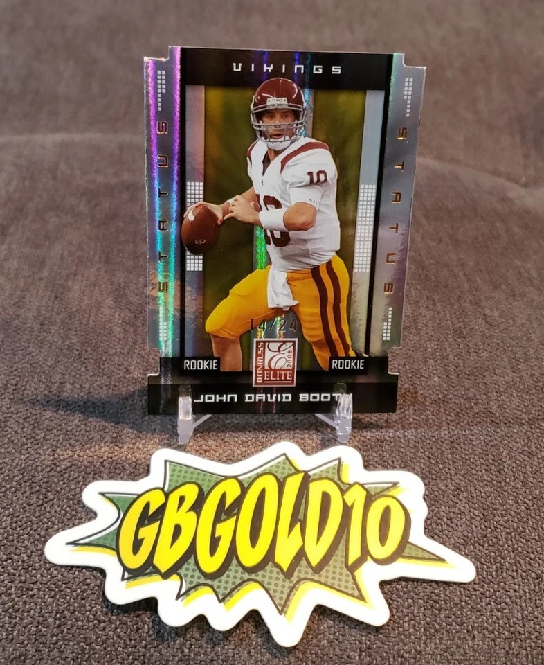 2008 Donruss Elite Status #106 John David Booty /24 Rookie RC     - Image 1 of 3
