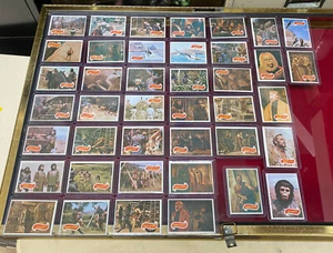 43 VTG. 1967 Planet Of The Apes Trading Cards (Sleeved & Top-Loaded) GREEN BACK! - Picture 1 of 23