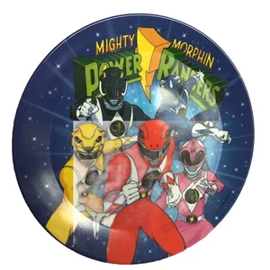 Vintage Mighty Morphin Power Rangers Plastic Plate 8" Collectible~Made In USA - Picture 1 of 6