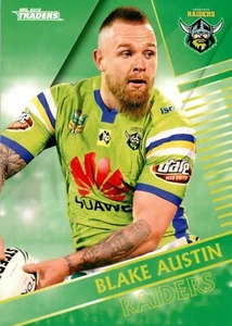 2018 CANBERRA RAIDERS NRL Card BLAKE AUSTIN Traders - Picture 1 of 2