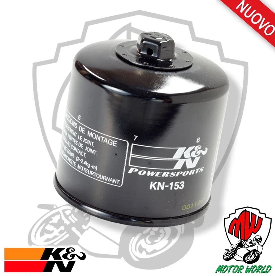 Filtro Aceite Racing Deportivo K&N KN-153 Ducati 1198 DIAVEL Carbono 2014 2015 - Imagen 1 de 1