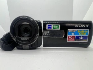 SONY Handycam DCR-SX45 Camcorder Black SD/Memory Stick 70xOptical Zoom - Picture 1 of 8