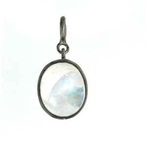 4.95ct Lapis Piedra Luna Charms Look Vintage Colgante 925 Plata de Ley - Imagen 1 de 3