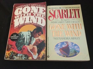 2 PBs: Gone With the Wind (Margaret Mitchell) & Scarlett (Alexandra Ripley) VG- - Picture 1 of 7