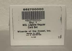 Legions MTGO MOL Complete Set Factory Sealed 2002 Very Early Redemption Set Rare - Picture 1 of 1