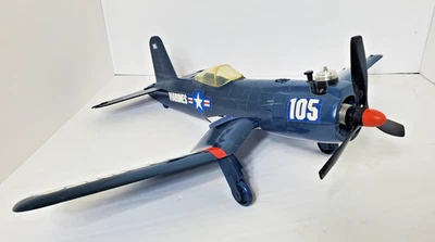 Cox .049 engine powered Control line Blue Corsair airplane  - UNTESTED AS IS - Image 1 of 4