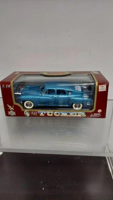 Road Legends Aqua Teal Blue 1948 Tucker 1:18 Die Cast Open Box - Image 1 of 4