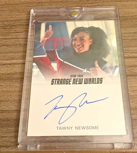 2025 STAR TREK Strange New Worlds S2 TAWNY NEWSOME AUTO CARD! Full Bleed On-Card - Picture 1 of 2