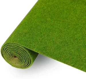 CP138 Kunstrasenmatte Modell Züge Gras grün 40 x 100 cm oder 15,7 Zoll x 39 Zoll - Bild 1 von 12