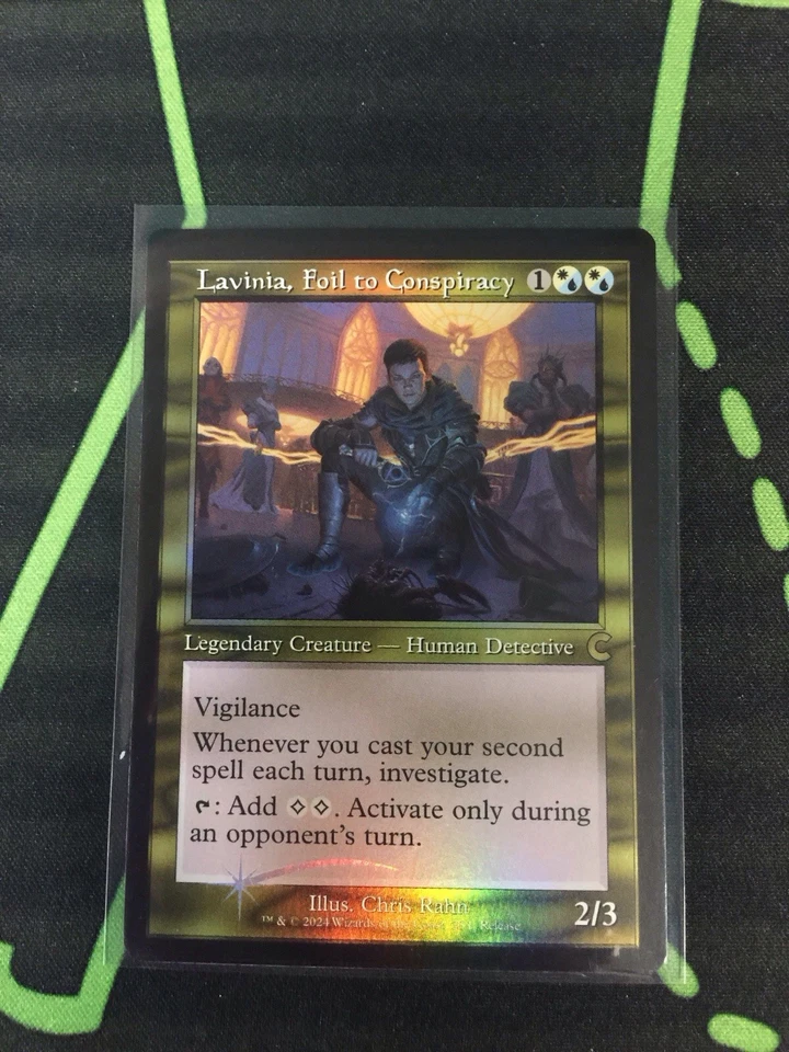 MTG Magic The Gathering Lavinia, Foil To Conspiracy Foil Retro Frame Promo - Image 1 of 1