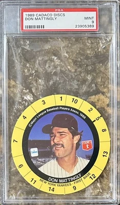 CADACO DISCS 1989 Don Mattingly PSA 9 ¡Solo 7 PSA 10! Foto 1 de 2
