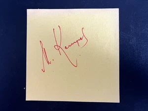 MARIO KEMPES - ARGENTINE WORLD CUP LEGEND  - SIGNED PAGE - Picture 1 of 1